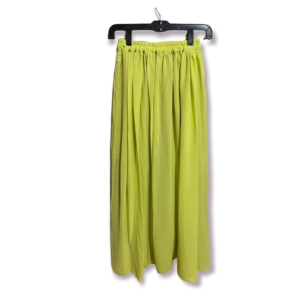 Chiffon maxi skirt